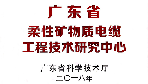 廣東省柔性礦物質(zhì)電纜工程技術(shù)研究中心